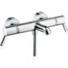 Bateria wannowa Care z długimi uchwytami, termostatyczna, natynkowa Chrom Ecostat Comfort HANSGROHE 13115000