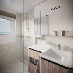 Bateria prysznicowa , termostatyczna, natynkowa Chrom Ecostat Comfort HANSGROHE 13116000