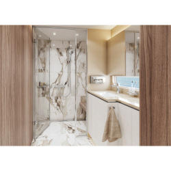 Bateria prysznicowa , termostatyczna, natynkowa Chrom Ecostat Comfort HANSGROHE 13116000
