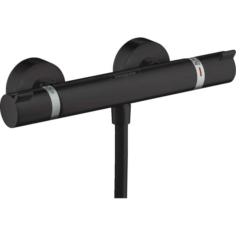 Bateria prysznicowa , termostatyczna, natynkowa Czarny Matowy Ecostat Comfort HANSGROHE 13116670
