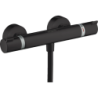 Bateria prysznicowa , termostatyczna, natynkowa Czarny Matowy Ecostat Comfort HANSGROHE 13116670