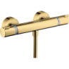 Bateria prysznicowa , termostatyczna, natynkowa Złoty Optyczny Polerowany Ecostat Comfort HANSGROHE 13116990
