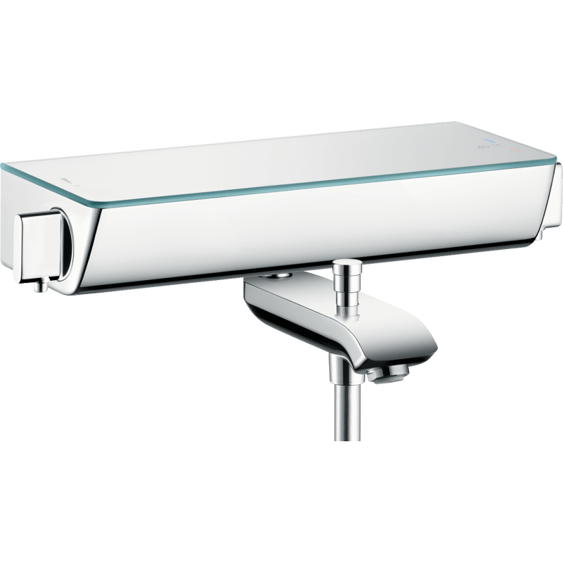 Bateria wannowa, termostatyczna, natynkowa Biały/Chrom Ecostat Select HANSGROHE 13141400