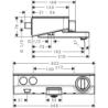 Bateria wannowa 300, termostatyczna, natynkowa Biały/Chrom ShowerTablet Select HANSGROHE 13151400