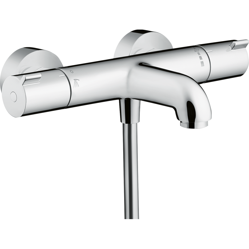 Bateria wannowa, termostatyczna, natynkowa Chrom Ecostat 1001 CL HANSGROHE 13201000