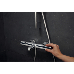 Bateria wannowa, termostatyczna, natynkowa Chrom Ecostat Fine HANSGROHE 13325000