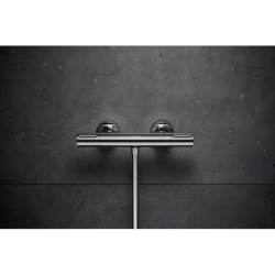 Bateria prysznicowa, termostatyczna, natynkowa Chrom Ecostat Element HANSGROHE 13346000