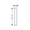 Rozeta maskująca 170 mm Chrom HANSGROHE 13596000