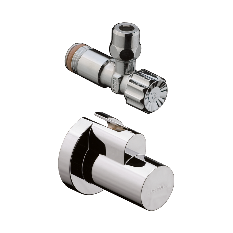 Zawór kątowy z osłoną, G 3/8 Chrom HANSGROHE 13954000