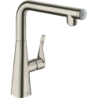 Jednouchwytowa bateria kuchenna 260, 1jet Stal Szlachetna Finish Metris Select M71 HANSGROHE 14847800