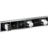 Bateria termo. do 2 odbiorników ze zintegrowanym przyłączem i uchwytem, podtynkowa Czarny/Chrom RainSelect HANSGROHE 15355600