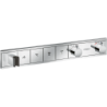 Bateria termostatyczna do 4 odbiorników ze zintegrowanym przyłączem i uchwytem, podtynkowa Chrom RainSelect HANSGROHE 15357000