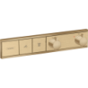 Bateria termostatyczna do 2 odbiorników, podtynkowa Brąz Szczotkowany RainSelect HANSGROHE 15380140