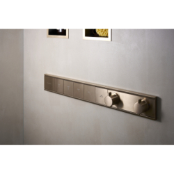 Bateria termostatyczna do 5 odbiorników, podtynkowa Brąz Szczotkowany RainSelect HANSGROHE 15384140