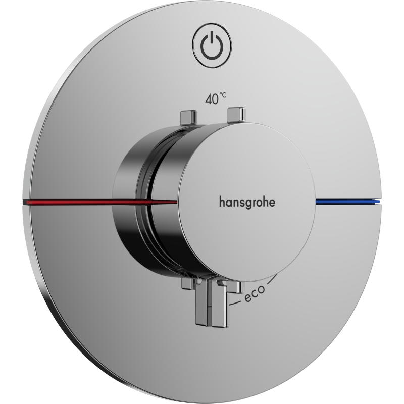 Bateria termostatyczna do 1 odbiornika, podtynkowa Chrom ShowerSelect Comfort S HANSGROHE 15553000