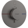Bateria termostatyczna do 1 odbiornika, podtynkowa Czarny Chrom Szczotkowany ShowerSelect Comfort S HANSGROHE 15553340