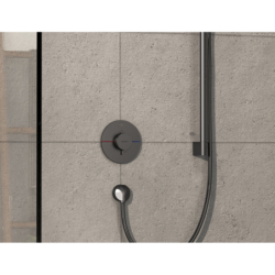 Bateria termostatyczna do 1 odbiornika, podtynkowa Czarny Chrom Szczotkowany ShowerSelect Comfort S HANSGROHE 15553340