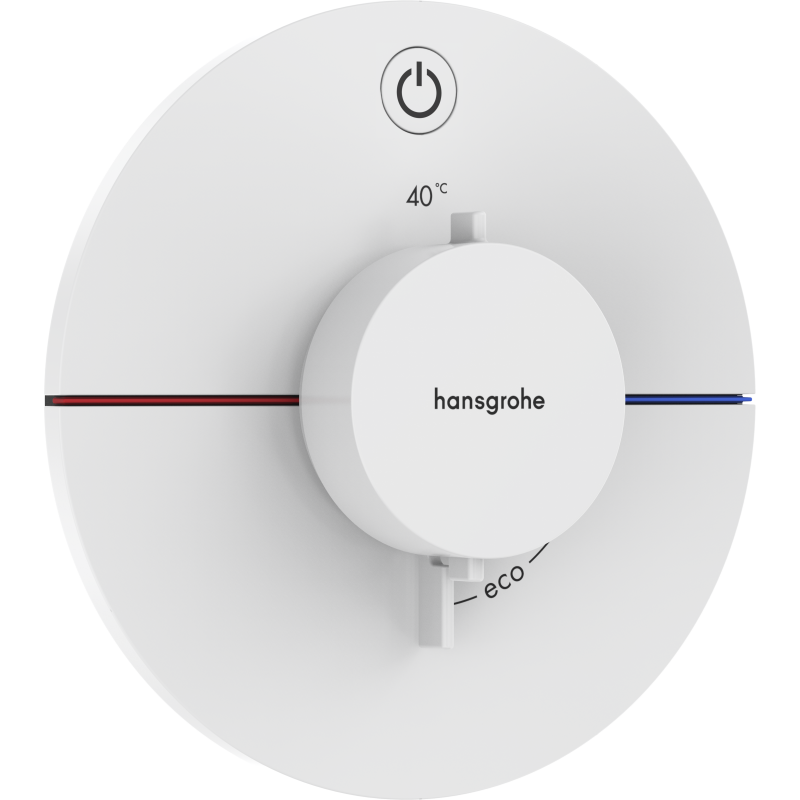 Bateria termostatyczna do 1 odbiornika, podtynkowa Biały Matowy ShowerSelect Comfort S HANSGROHE 15553700