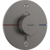 Bateria termostatyczna do 2 odbiorników, podtynkowa Czarny Chrom Szczotkowany ShowerSelect Comfort S HANSGROHE 15554340