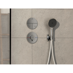 Zawór odcinający do 3 odbiorników, podtynkowy Chrom ShowerSelect Comfort S HANSGROHE 15558000