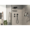 Zawór odcinający do 3 odbiorników, podtynkowy Czarny Chrom Szczotkowany ShowerSelect Comfort S HANSGROHE 15558340