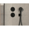 Zawór odcinający do 3 odbiorników, podtynkowy Czarny Matowy ShowerSelect Comfort S HANSGROHE 15558670
