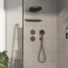 Bateria termostatyczna, podtynkowa Brąz Szczotkowany ShowerSelect Comfort S HANSGROHE 15559140