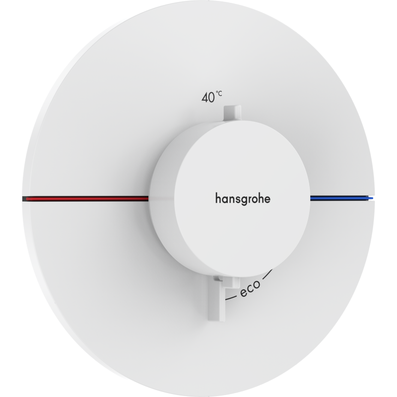 Bateria termostatyczna, podtynkowa Biały Matowy ShowerSelect Comfort S HANSGROHE 15559700
