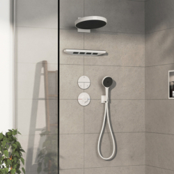 Bateria termostatyczna, podtynkowa Biały Matowy ShowerSelect Comfort S HANSGROHE 15559700