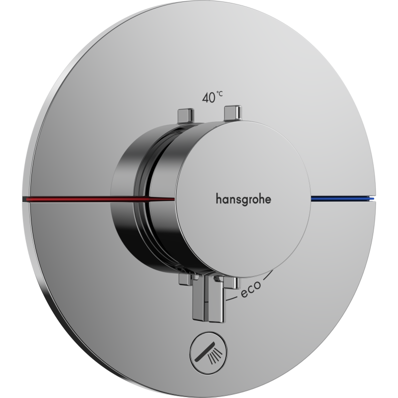 Bateria termostatyczna do 1 odbiornika z dodatkowym wyjściem, podtynkowa Chrom ShowerSelect Comfort S HANSGROHE 15562000