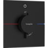 Bateria termostatyczna do 1 odbiornika, podtynkowa Czarny Matowy ShowerSelect Comfort E HANSGROHE 15571670