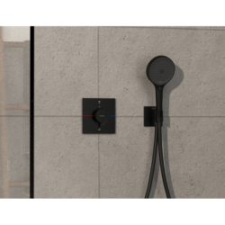 Bateria termostatyczna do 2 odbiorników, podtynkowa Czarny Matowy ShowerSelect Comfort E HANSGROHE 15572670