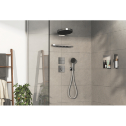 Zawór odcinający do 3 odbiorników, podtynkowy Chrom ShowerSelect Comfort E HANSGROHE 15573000