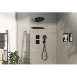Zawór odcinający do 3 odbiorników, podtynkowy Czarny Matowy ShowerSelect Comfort E HANSGROHE 15573670