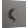 Bateria termo. do 1 odbiornika z dodatkowym wyjściem, podtynkowa Czarny Chrom brushed ShowerSelect Comfort E HANSGROHE 15575340
