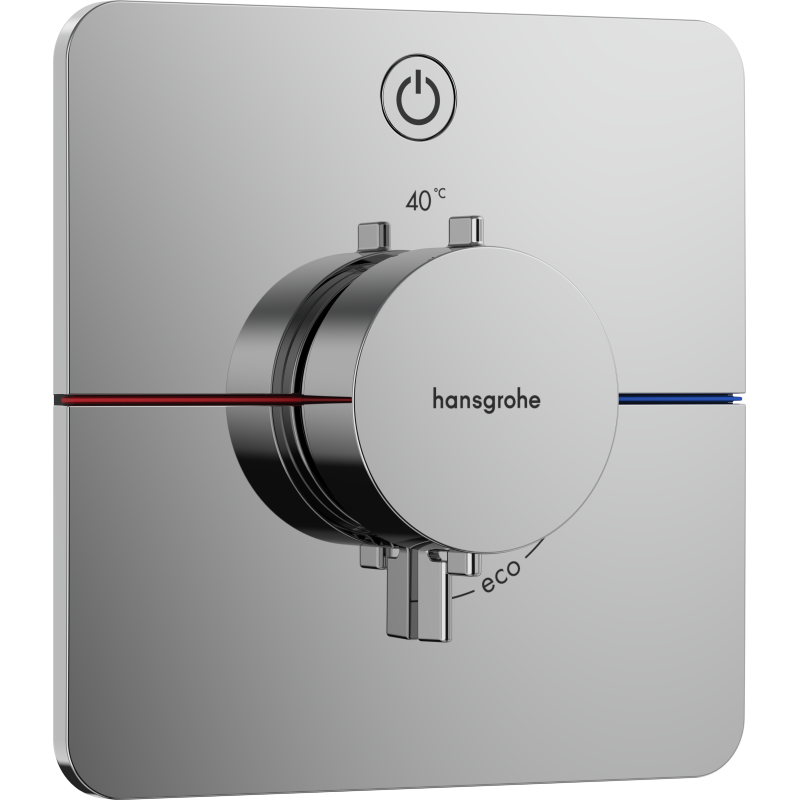Bateria termostatyczna do 1 odbiornika, podtynkowa Chrom ShowerSelect Comfort Q HANSGROHE 15581000