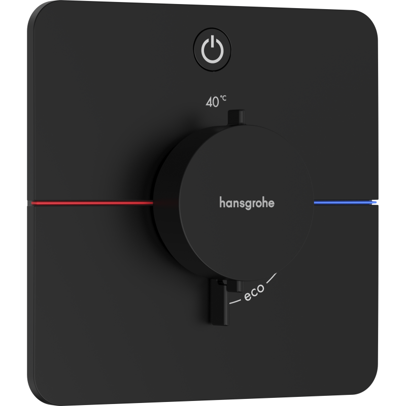 Bateria termostatyczna do 1 odbiornika, podtynkowa Czarny Matowy ShowerSelect Comfort Q HANSGROHE 15581670