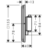 Bateria termostatyczna do 1 odbiornika, podtynkowa Biały Matowy ShowerSelect Comfort Q HANSGROHE 15581700
