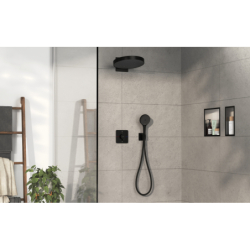 Bateria termostatyczna do 2 odbiorników, podtynkowa Czarny Matowy ShowerSelect Comfort Q HANSGROHE 15583670