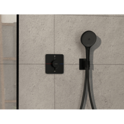 Bateria termostatyczna do 2 odbiorników, podtynkowa Czarny Matowy ShowerSelect Comfort Q HANSGROHE 15583670