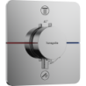 Bateria termostatyczna do 2 odbiorników, podtynkowa Chrom ShowerSelect Comfort Q HANSGROHE 15586000