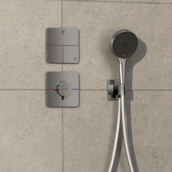 Zawór odcinający do 3 odbiorników, podtynkowy Chrom ShowerSelect Comfort Q HANSGROHE 15587000