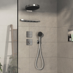 Zawór odcinający do 3 odbiorników, podtynkowy Chrom ShowerSelect Comfort Q HANSGROHE 15587000