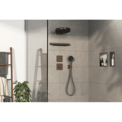 Zawór odcinający do 3 odbiorników, podtynkowy Brąz Szczotkowany ShowerSelect Comfort Q HANSGROHE 15587140