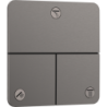 Zawór odcinający do 3 odbiorników, podtynkowy Czarny Chrom Szczotkowany ShowerSelect Comfort Q HANSGROHE 15587340