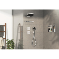 Zawór odcinający do 3 odbiorników, podtynkowy Biały Matowy ShowerSelect Comfort Q HANSGROHE 15587700