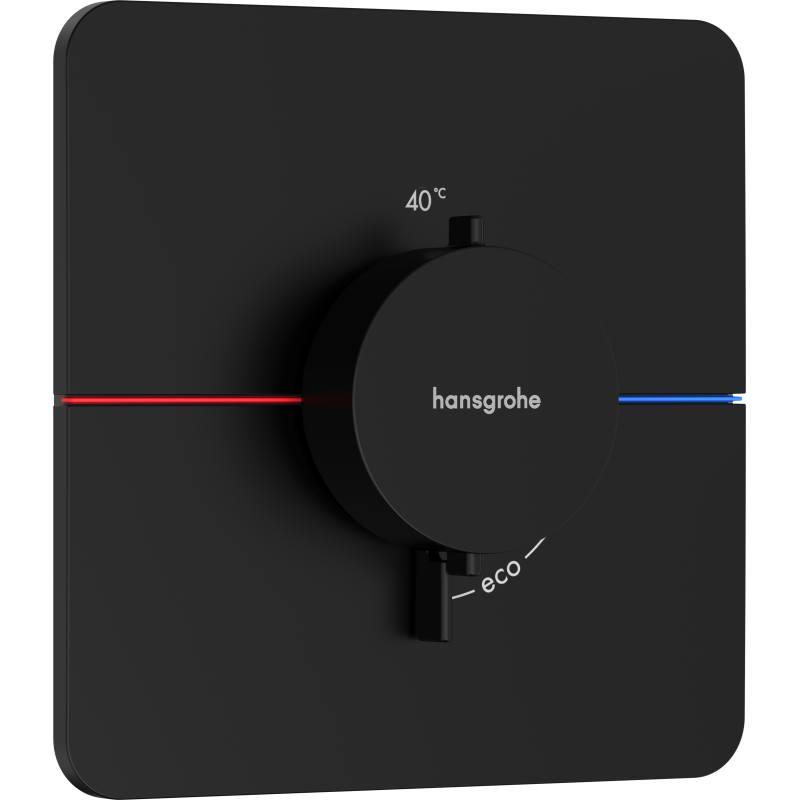 Bateria termostatyczna, podtynkowa Czarny Matowy ShowerSelect Comfort Q HANSGROHE 15588670