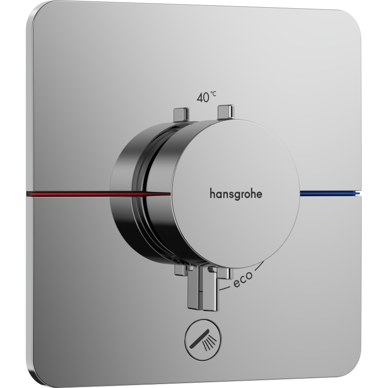 Bateria termostatyczna do 1 odbiornika z dodatkowym wyjściem, podtynkowa Chrom ShowerSelect Comfort Q HANSGROHE 15589000