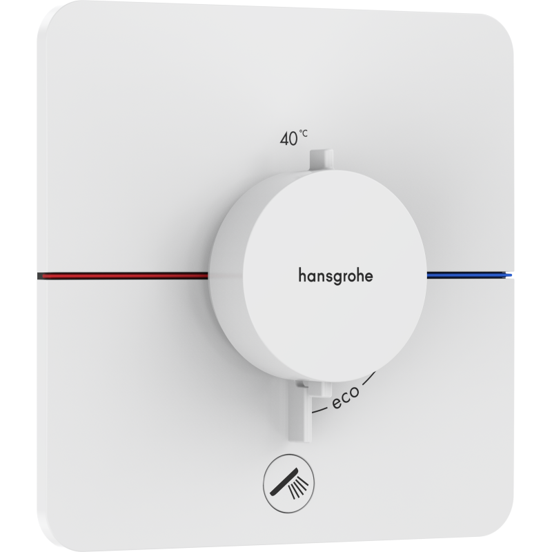 Bateria termostatyczna do 1 odbiornika z dodatkowym wyjściem, podtynkowa Biały Matowy ShowerSelect Comfort Q HANSGROHE 15589700