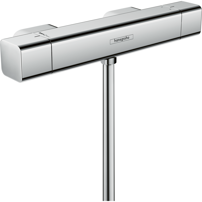 Bateria prysznicowa, termostatyczna, natynkowa Chrom Ecostat E HANSGROHE 15773000
